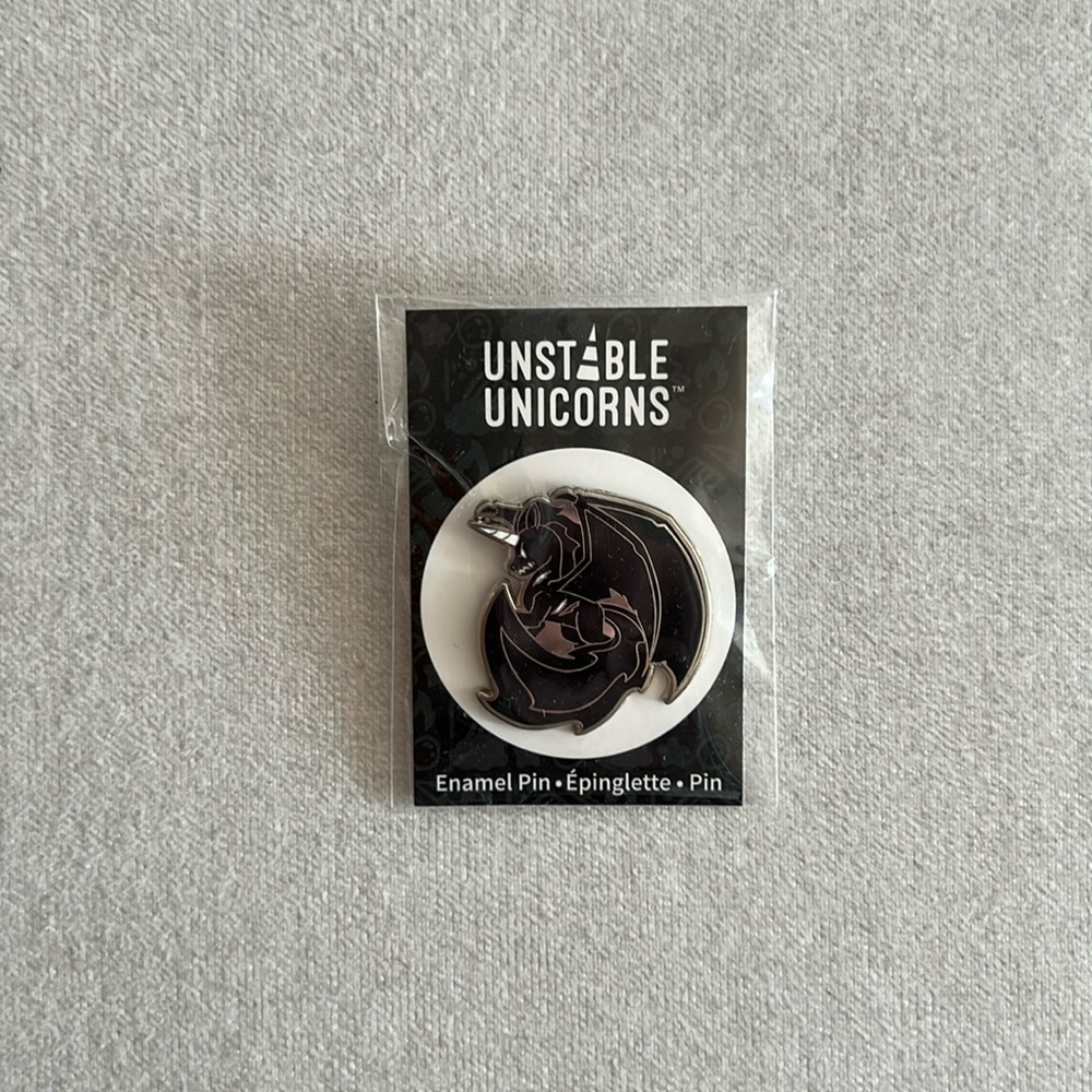 Unstable Unicorns Enamel Pin NWT